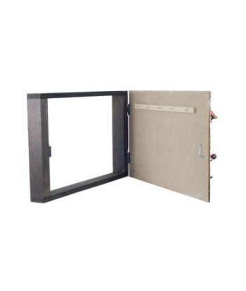 ORIGEN Home Decor Tapa contador luz Placas De Madera | Placa de Madera Negro Rectangular - 30x50x12cm