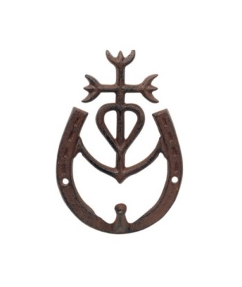 ORIGEN Home Decor Percha gamarga Jardin | Adorno Pared Jardín Negro - 18x13x3cm