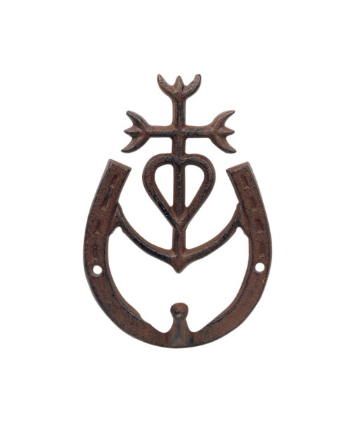 ORIGEN Home Decor Percha gamarga Jardin | Adorno Pared Jardín Negro - 18x13x3cm