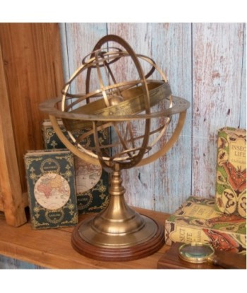 By SIGRIS Globo Armillary Decoración Náutico Colección World Map Signes Grimalt Decor And Go