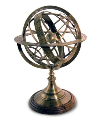 By SIGRIS Esfera Armilar Decoración Náutico Colección World Map Signes Grimalt Decor And Go