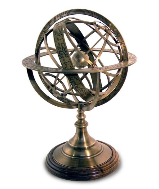 By SIGRIS Esfera Armilar Decoración Náutico Colección World Map Signes Grimalt Decor And Go