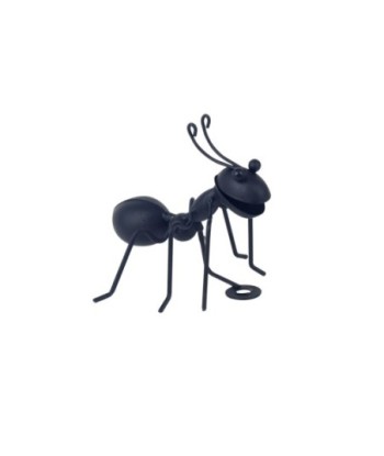 By SIGRIS Figura De Hormiga Negra Pequeña De Metal Adorno Pared Jardín Colección Tropical Signes Grimalt Decor