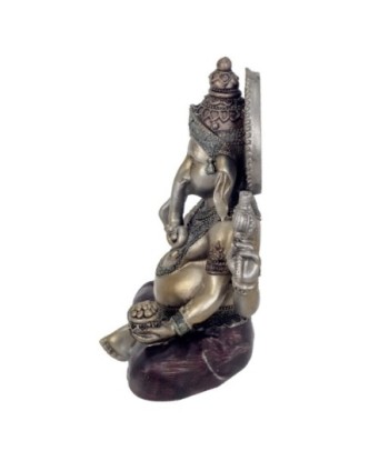 Signes Grimalt By Sigris - Figuras Decorativas | Figura Dios Ganesha Resina - 20 x 10 x 16,5  cm | Color: Gris