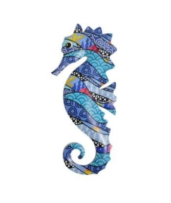Adorno Pared Caballito de Mar Decorativo para Estilo Marino, Accesorio de Pared Único para Hogar y Oficina