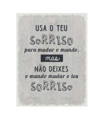 ORIGEN Home Decor Adornos pared portugues Placas Metal | Placa de Metal Blanco Rectangular - 33x25x1cm