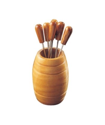 By SIGRIS Pinchero Con 6 Pinchos Cocina Utensilios Colección Lavanda Y Olivo Signes Grimalt Decor And Go