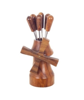 By SIGRIS Pinchero Molinillo Con 6 Pincheros Cocina Utensilios Colección Lavanda Y Olivo Signes Grimalt Decor