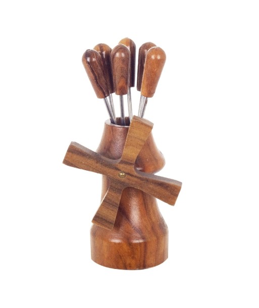 By SIGRIS Pinchero Molinillo Con 6 Pincheros Cocina Utensilios Colección Lavanda Y Olivo Signes Grimalt Decor