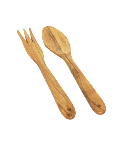 By SIGRIS Cuchara y Tenedor Set De 2 Unidades Cocina Utensilios Colección Lavanda Y Olivo Signes Grimalt Decor