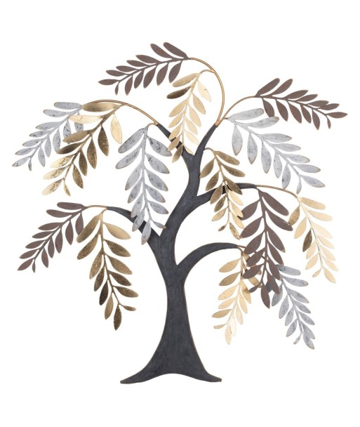 Adorno de Pared Árbol Decorativo - Diseño Moderno y Elegante para Hogar - Aplique de Metal - Decoración Contemporánea