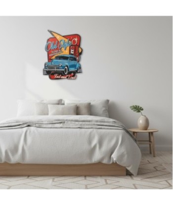 Adorno de Pared Vintage, Placa Decorativa de Metal para Jardín, Decoración Retro para Hogar y Oficina