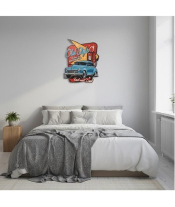 Adorno de Pared Vintage, Placa Decorativa de Metal para Jardín, Decoración Retro para Hogar y Oficina