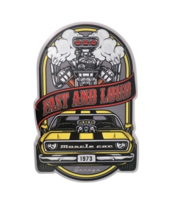 Adorno de Pared Vintage para Jardín, Placa Decorativa Estilo Retro, Decoración Metálica Multicolor para Interiores