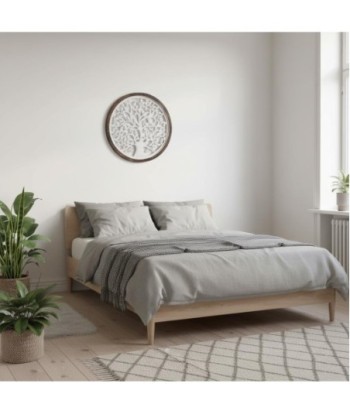 Adorno de Pared Árbol de la Vida Decoración Hogar Diseño Etnico Moderno Placa de Madera Arte Mural Decorativo