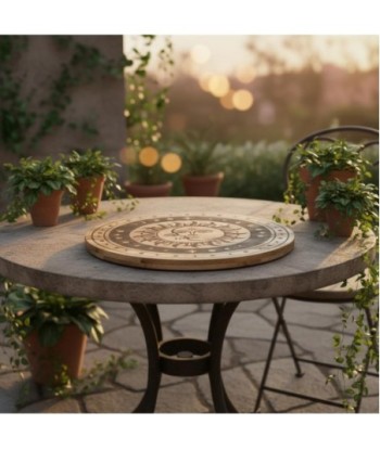 Adorno de Pared Sol y Luna, Decoración Bohemia para Hogar, Arte Etnico Madera, Decoración de Jardín, Regalo Original