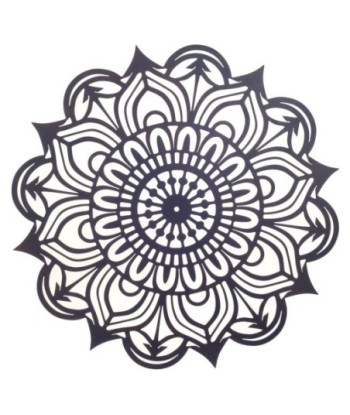 Adorno de Pared Mandala Decorativo, Diseño Étnico, Ideal para Sala o Dormitorio, Decoración de Metal para Hogar