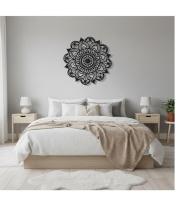 Adorno de Pared Mandala Decorativo, Diseño Étnico, Ideal para Sala o Dormitorio, Decoración de Metal para Hogar