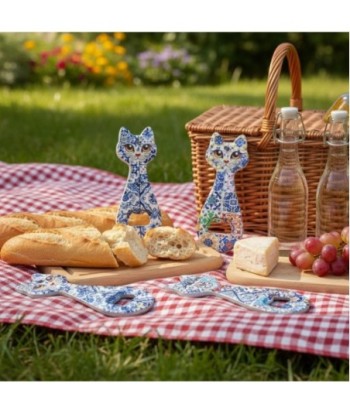 Abridor de Botellas Gato Divertido - Set de 4 Diseños Originales - Ideal para Cocina y Regalo - Utensilios Prácticos