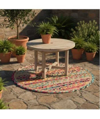 Alfombra Decorativa Multicolor para Entrada, Diseño Étnico, Ideal para Hogar, Resistente y Ecológica