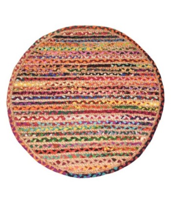 Alfombra Redonda Decorativa, Entrada y Sala, Diseño Moderno, Antideslizante, Ideal para Hogar, 90 cm, Tejido