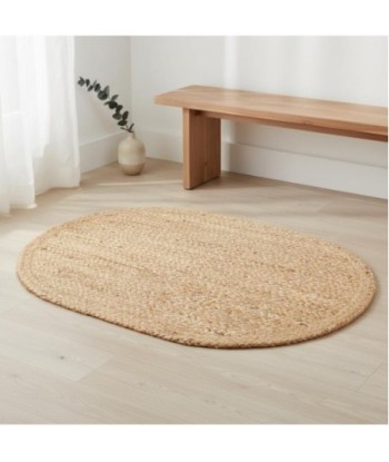Alfombra Decorativa Entrada Antideslizante Jute Resistente Ideal Hogar Duradera Lavable Interior Exterior