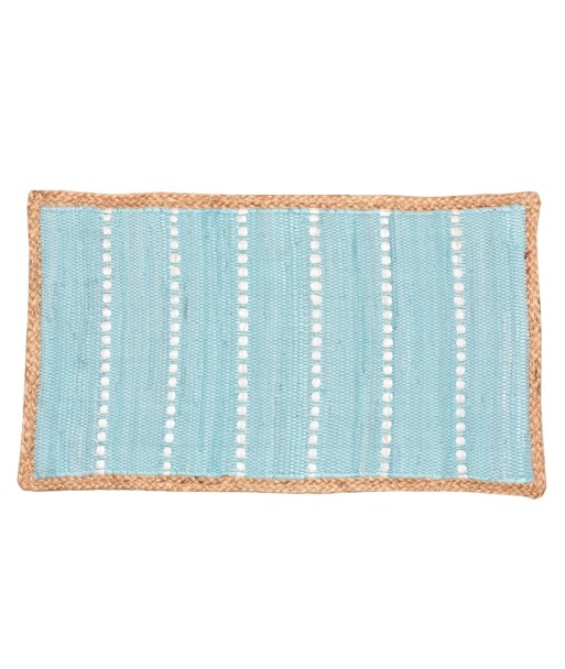 Alfombra Decorativa Entrada Antideslizante, Ideal para Hogar, Resistente y Elegante, Fácil Limpieza, Azul