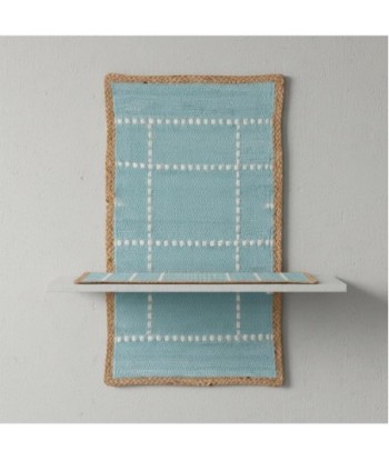 Alfombra Decorativa Entrada Antideslizante, Ideal para Hogar, Resistente y Elegante, Fácil Limpieza, Azul