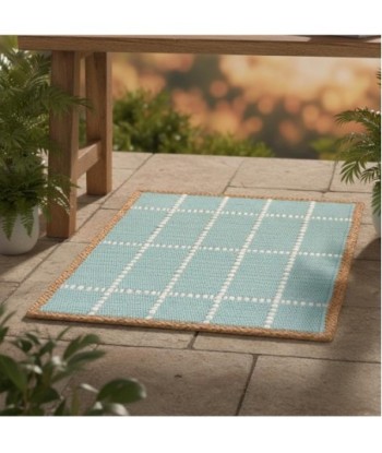 Alfombra Decorativa Entrada Antideslizante, Ideal para Hogar, Resistente y Elegante, Fácil Limpieza, Azul