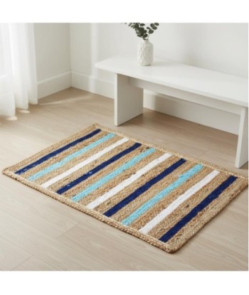 Alfombra Entrada Yute Natural Decorativa Antideslizante para Sala, Dormitorio, Pasillo, Hogar, Resistente, Fácil