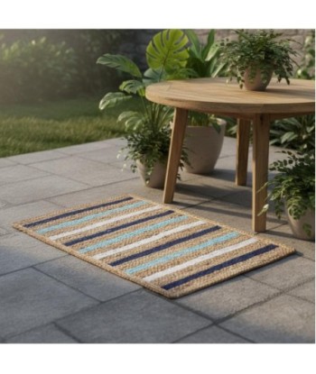 Alfombra Entrada Yute Natural Decorativa Antideslizante para Sala, Dormitorio, Pasillo, Hogar, Resistente, Fácil