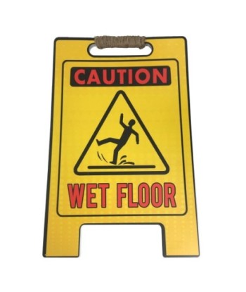 Señal de Advertencia de Suelo Mojado, Plegable y Resistente, Ideal para Seguridad en Interiores y Exteriores