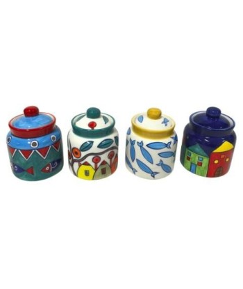 Azucarero Decorativo de Cerámica, Diseño Elegante para Cocina, Perfecto para Café, Té y Más, Estilo Lavanda y