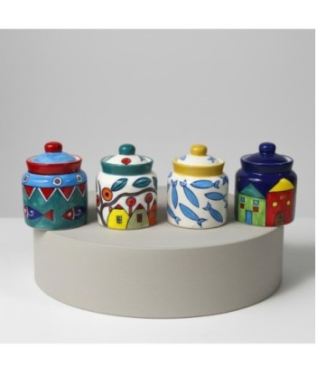 Azucarero Decorativo de Cerámica, Diseño Elegante para Cocina, Perfecto para Café, Té y Más, Estilo Lavanda y