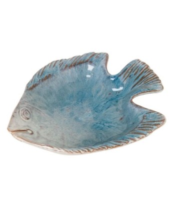 Bandeja Decorativa Pez Cerámica Azul para Hogar y Oficina, Diseño Bohemio, Ideal para Regalos y Decoración Estilo