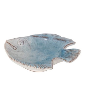 Bandeja Decorativa Pez Cerámica Azul para Hogar y Oficina, Diseño Bohemio, Ideal para Regalos y Decoración Estilo