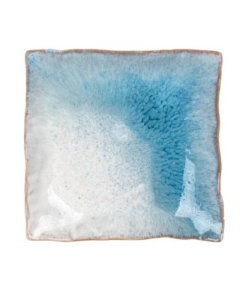 Bandeja Decorativa de Cerámica Azul para Hogar, Accesorio de Diseño Moderno y Versátil, Ideal para Decoración