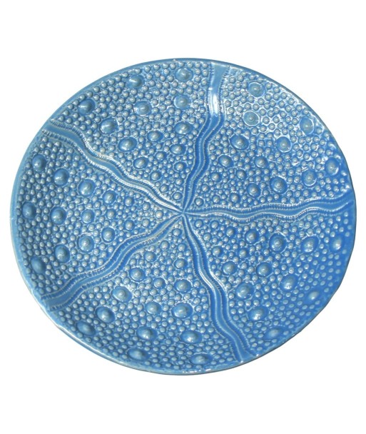 Bandeja Decorativa Cerámica Azul Estilo Marinero para Hogar y Oficina, Ideal para Regalos y Decoración Interior