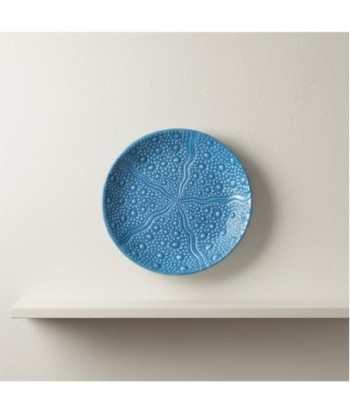 Bandeja Decorativa Cerámica Azul Estilo Marinero para Hogar y Oficina, Ideal para Regalos y Decoración Interior