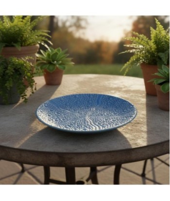 Bandeja Decorativa Cerámica Azul Estilo Marinero para Hogar y Oficina, Ideal para Regalos y Decoración Interior