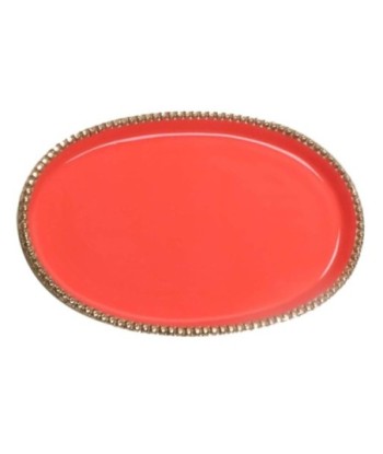 Bandeja Decorativa Moderna para Hogar, Oficina, Aluminio Resistente, Versátil para Servir y Organizar, Diseño