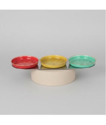 Bandeja Decorativa India 3 Unidades para Hogar, Diseño Moderno, Accesorio de Decoración, Ideal para Regalos