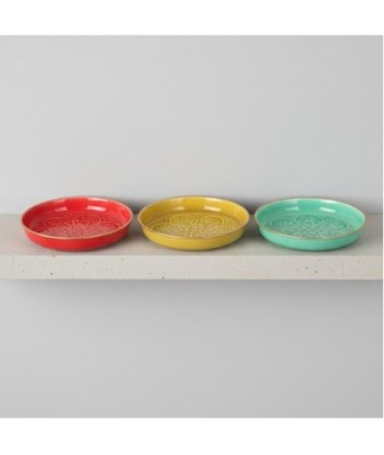 Bandeja Decorativa India 3 Unidades para Hogar, Diseño Moderno, Accesorio de Decoración, Ideal para Regalos