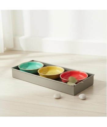 Bandeja Decorativa 3 Unidades, Diseño Estilo India, Ideal para Hogar, Oficina, Regalo, Decoración Versátil