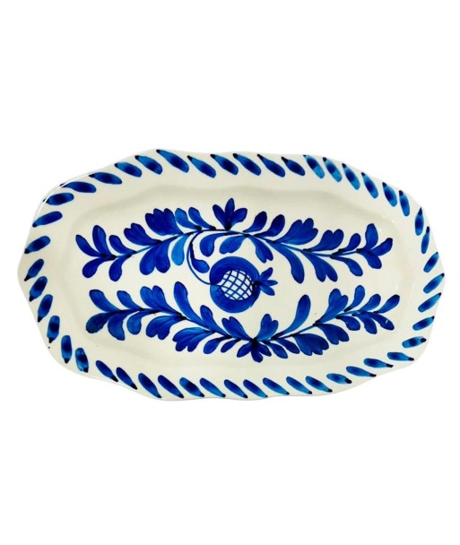 Bandeja Decorativa Cerámica Bohemia para Hogar, Ideal para Centro de Mesa, Decoración de Salón, Resistente y