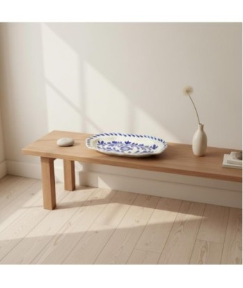 Bandeja Decorativa Cerámica Bohemia para Hogar, Ideal para Centro de Mesa, Decoración de Salón, Resistente y