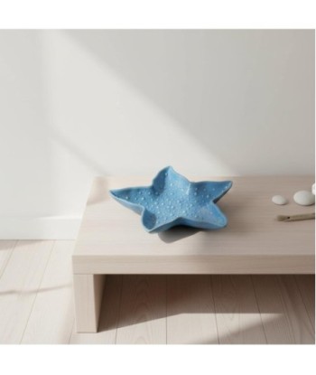Bandeja Decorativa Estrella Azul para Hogar - Cerámica Estilo Marinero - Ideal para Decoración de Interiores