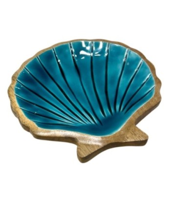 Bandeja Decorativa Forma Concha para Cocina, Estilo Marinero, Ideal para Decoración de Hogar y Organizador de