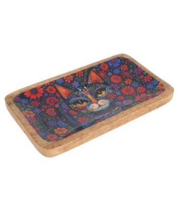 Bandeja Decorativa para Gatos - Ideal para Hogar y Oficina - Diseño Multicolor - Perfecta para Regalos y Decoración