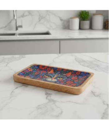 Bandeja Decorativa para Gatos - Ideal para Hogar y Oficina - Diseño Multicolor - Perfecta para Regalos y Decoración